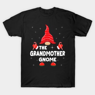 The Grandmother Gnome Matching Family Christmas Pajama T-Shirt